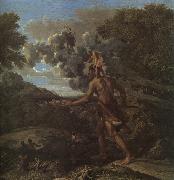 Nicolas Poussin Blind Orion Searching for the Rising Sun oil painting artist